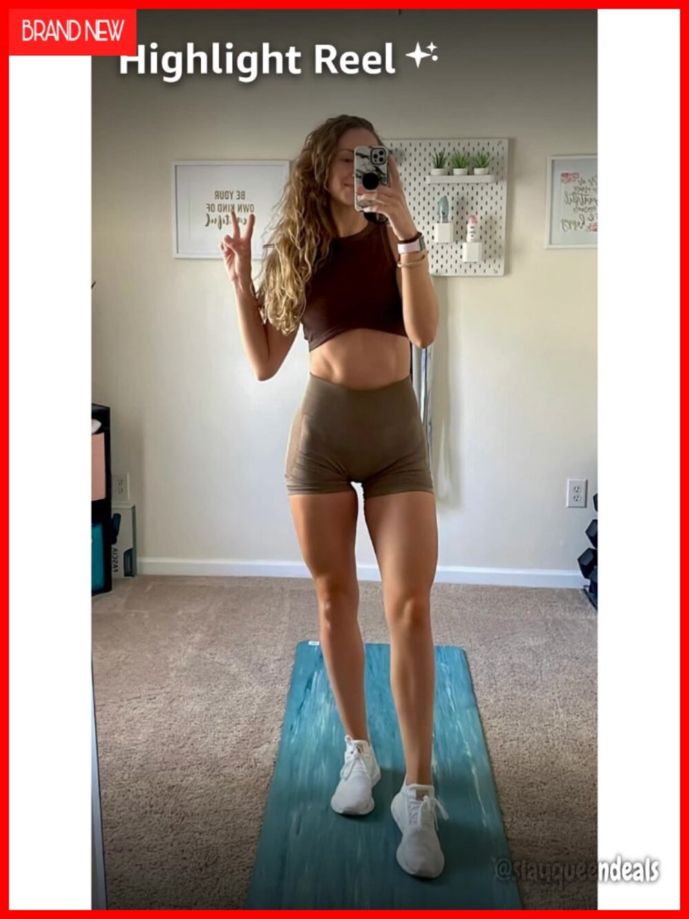 Crew Neck Racerback Knit Ribbed Basic Sleeveless Crop Tank Top - Picture 7 of 7